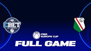 Jonava CBet v Legia Warszawa  Full Basketball Game  FIBA Europe Cup 202324 [upl. by Par386]