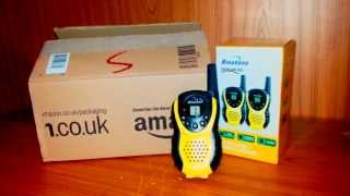 Binatone Latitude 100  Walkie Talkies  Review [upl. by Adnara]