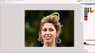 Photoshop CS5 scontornare i capelli con rifinisci bordo [upl. by Naivaf]