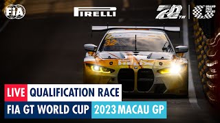 REPLAY  Qualification Race  FIA GT World Cup  Macau GP 2023 [upl. by Now]