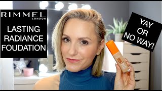 RIMMEL LASTING RADIANCE FOUNDATION REVIEW [upl. by Hook]