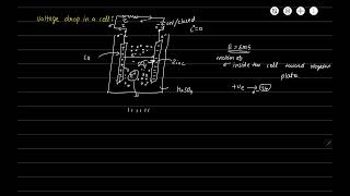 23 voltage drop in cell [upl. by Kissel]