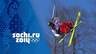 Magnificent Ski Slopestyle Technique As Joss Christensen Wins Gold  Sochi 2014 Winter Olympics [upl. by Heather]