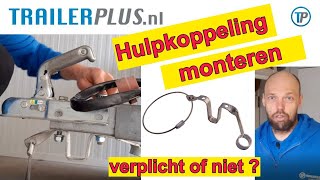 AANHANGER HULPKOPPELING HOE BEVESTIG JE HULPKOPPELING AANHANGER HULPKOPPELING AANHANGER BEVESTIGEN [upl. by Driskill173]