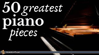 The Best of Piano  50 Greatest Pieces Chopin Debussy Beethoven Mozart [upl. by Walsh]