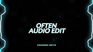 Often  kygo remix   the weeknd  Audio edit [upl. by Ahseniuq]