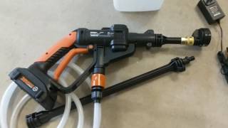 Worx Battery Pressure Sprayer for Carpet Cleaners [upl. by Neyuq297]