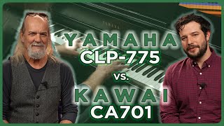 Does The New Kawai CA701 Best The Popular Yamaha CLP775  Clavinova CLP775 vs CA701 [upl. by Erapsag]