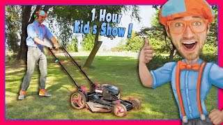 Blippi Videos for Children  Lawn Mower and More [upl. by Gunn]