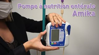 Tuto  utilisation de la pompe à nutrition entérale Amika [upl. by Airehc]