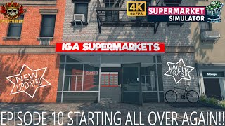 Supermarket Simulator Episode 10 Starting All Over AGAIN amp New Brand Mod supermarketsimulator [upl. by Ayotaj]