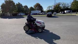 White 54 inch cut riding mower [upl. by Vanden]