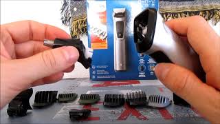 Conociendo la Philips Multigroom SERIES 7000 14 en 1 para barba cabello y cuerpo [upl. by Anirt]