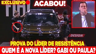 BBB19 ACABOU Prova de Resistência Fiat chegou ao FIM QUEM VENCEU QUEM É A NOVA LÍDER [upl. by Lyndsie]