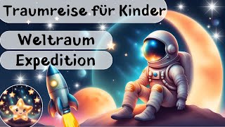 Traumreise für Kinder zum Einschlafen  Die Weltraum Expedition  Astronaut  Meditation für Kinder [upl. by Aihsak]