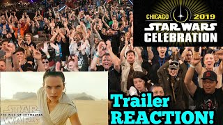 Star Wars Episode IX  The Rise of Skywalker  Trailer REACTION from SWCC 2019 [upl. by Noxin]