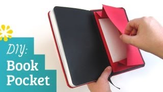 DIY Book Pocket  Sea Lemon [upl. by Smoht]