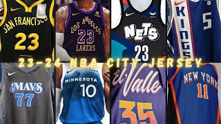 NBA City Jersey  20232024 Season [upl. by Lutim]