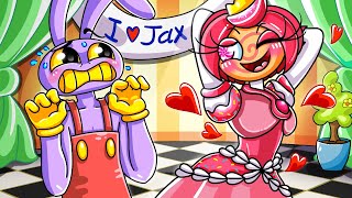 NEW AMAZING DIGITAL CIRCUS  JAX Fall In LOVE With Princess LOO Ep 2 Toony Toons 2D Animation [upl. by Sup]