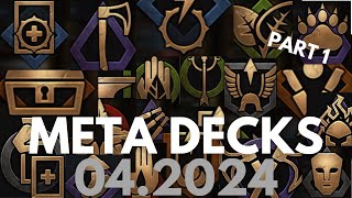 GWENT  April 2024  META DECKS  Top 10 decks in April 2024  PART 1 [upl. by Eibrab]