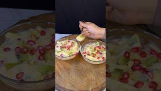 Fruit Custard ASMR Cooking🥭🥝🍎shorts asmr fruitcustard custardrecipe fruit shortsfeed viral [upl. by Katya521]