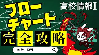 【高校情報Ⅰ】フローチャート（変数、配列）｜共通テスト完全攻略勉強法121 [upl. by Dido]