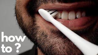 How To Brush your Teeth with an Electric Toothbrush the RIGHT way [upl. by Orna546]