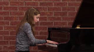 Katrina Wohlgemut performing Intermezzo Opus 119 no 2 by Johannes Brahms [upl. by Urbas]