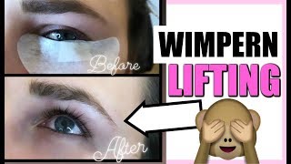 WIMPERNLIFTING I WAS LOREAL MIR SCHICKT [upl. by Jasmin]