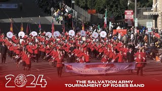 The Salvation Army Tournament of Roses Band  2024 Pasadena Rose Parade [upl. by Filbert]