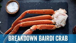 How to Break Down Bairdi Snow Crab Legs [upl. by Jae990]