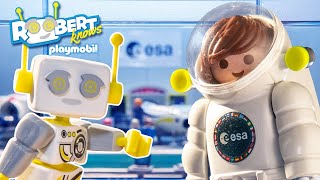 Wie wird man Astronautin bei der ESA  ROBert erklärt  PLAYMOBIL Kinderfilm [upl. by Rici]