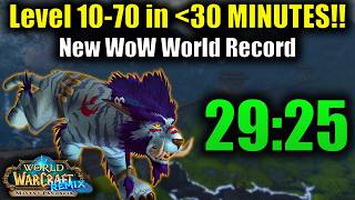 The Fastest WoW Speedrun Ever 1070 In Under 30 Minutes [upl. by Forras]