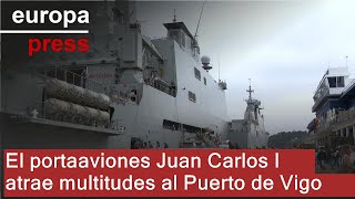 El grupo Dédalo de la Armada causa furor en Vigo más de 7000 visitas en las primeras horas [upl. by Brenden]