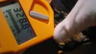 measuring pitchblende lode with GammaScout dosimeter  geiger counter [upl. by Nicoli]