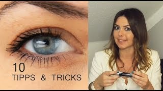 Lange und dichte Wimpern 10 Tipps und Tricks [upl. by Ardnauqal310]