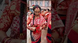 Newari traditional dress culturalfestival event [upl. by Jewelle]