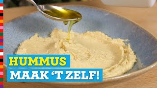 Hummus maken  Gezond recept  Voedingscentrum [upl. by Ymeon]