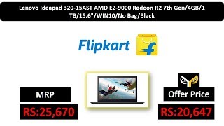 Lenovo Ideapad 32015AST AMD E29000 Radeon R2 7th Gen4GB1 TB156quotWIN10No BagBlack [upl. by Aieka]