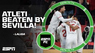 FULL REACTION SEVILLA 10 ATLETICO MADRID Sevilla earn CRUCIAL WIN  ESPN FC [upl. by Ottilie]