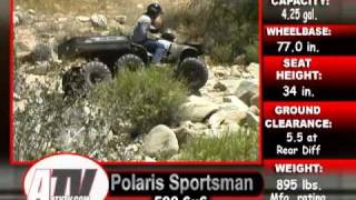 ATV Television Test  2004 Polaris Sportsman 6x6 [upl. by Mattheus153]