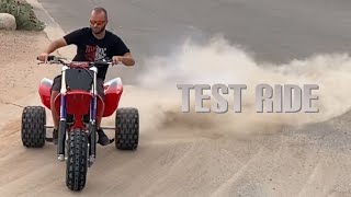 Honda CR250 2 STROKE Trike Test Ride  Give away [upl. by Aleil]