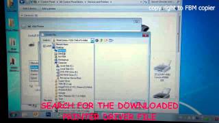 How to Install Xerox Workcentre 7328  7346 Driver on Windows 7 [upl. by Ecirpac]