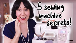 Sewing machine SECRETS you might not know [upl. by Nit230]