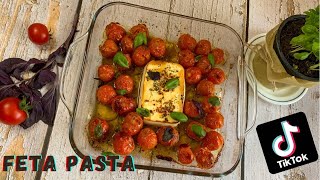 Baked Feta Pasta  Viral Tiktok Feta amp Tomato Pasta Shorts [upl. by Dorr724]