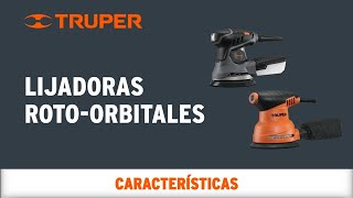 Características de las Lijadoras RotoOrbitales TRUPER LIRO5N y LIRO5A [upl. by Aiva659]