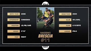 Massimo Brescia 2024 SA Laval Highlight Reel [upl. by Saberio]