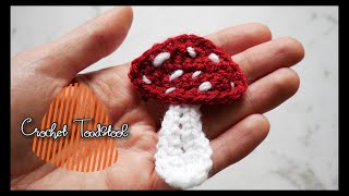 Autumn Crochet Toadstool Tutorial 🍄 [upl. by Maleeny924]