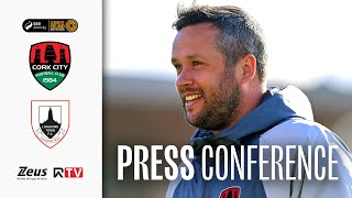 Press Conference  Tim Clancy  Cork City vs Longford Town [upl. by Mareld]