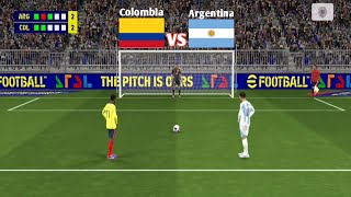 🔥Argentina vs Colombia full penalty shootout⚽  ARG vs COL HIGHLIGHTS [upl. by Adyl]